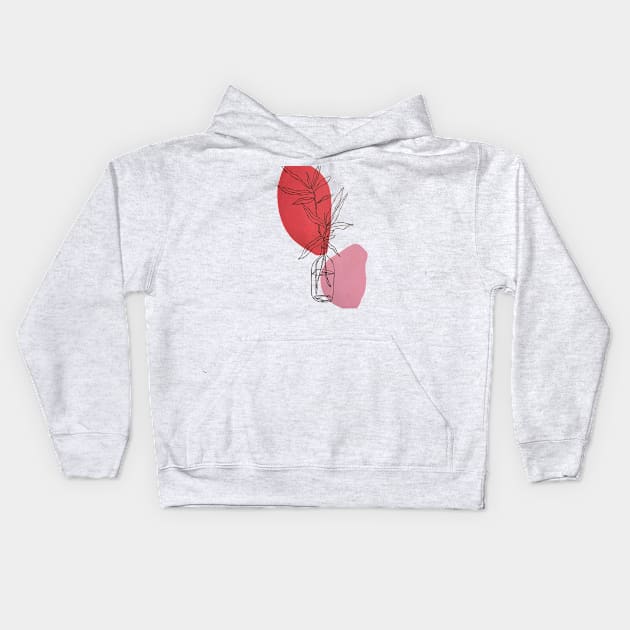 Vase Kids Hoodie by Snow Art Co.